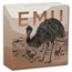 2024 Australia 1 oz Silver Colorized Emu BU