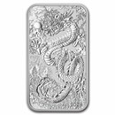2024 Australia 1 oz Silver Dragon Rectangular Coin BU