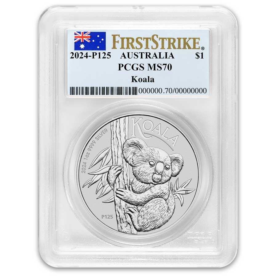 2024 Australia 1 oz Silver Koala PCGS MS-70 (First Strike)