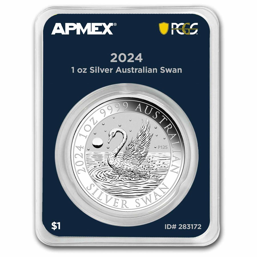 2024 Australia 1 oz Silver Swan (MD® Premier Single + PCGS FS®)