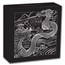 2024 Australia 2 oz Silver Year of the Dragon Antiqued