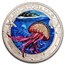 2024 Austria Cupro-Nickel €3 Marine Life (Mauve Stinger)