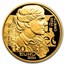 2024 Austria Proof Gold €50 Unsung Heroines Veza Canetti - Author