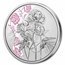 2024 Austria Proof Silver €10 Language of Flowers (Peony)