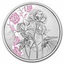 2024 Austria Proof Silver €10 Language of Flowers (Peony)