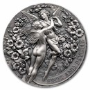 2024 Cameroon 2 oz Silver Celestial Beauty; Eros and Psyche