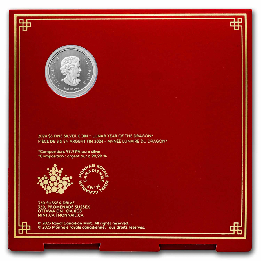 Buy 2024 Canada 1 4 Oz Silver Year Of The Dragon APMEX   2024 Canada 1 4 Oz Silver Lunar Year Of The Dragon 279801 A 