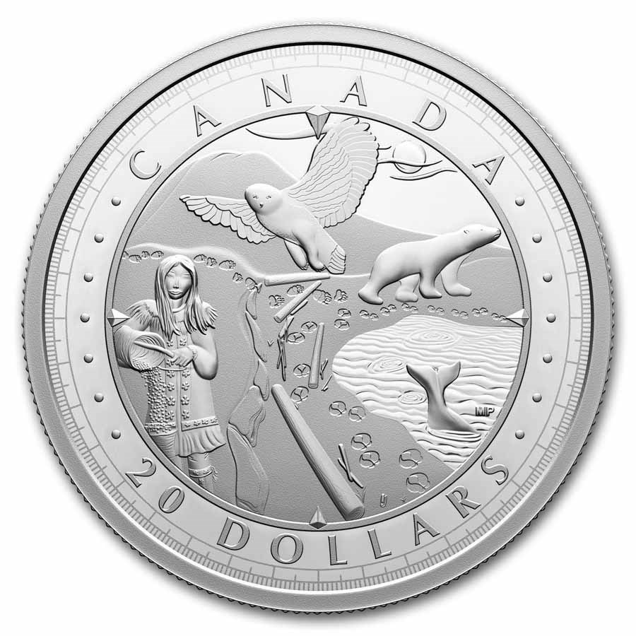 2024 Canada 1 oz Ag $20 Canada: Wondrous Waters - Arctic Coast