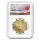 2024 Canada 1 oz Gold Maple Leaf MS-69 NGC Early Release