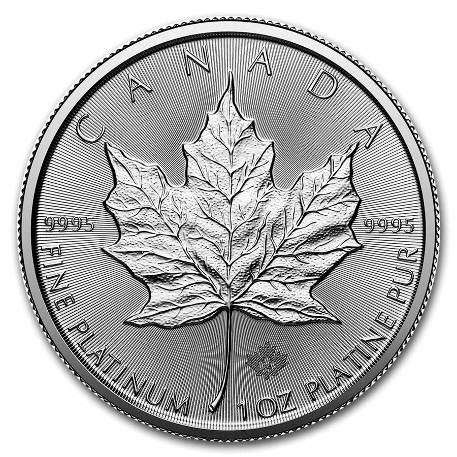 2024 Canada 1 Oz Platinum Maple Leaf BU   2024 Canada 1 Oz Platinum Maple Leaf Bu 284790 Obv 