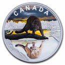 2024 Canada 1 oz Silver $20 Wildlife Reflections: Cougar