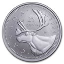 2024 Canada 1 oz Silver 25 Cent Tribute: W Mint Mark Caribou