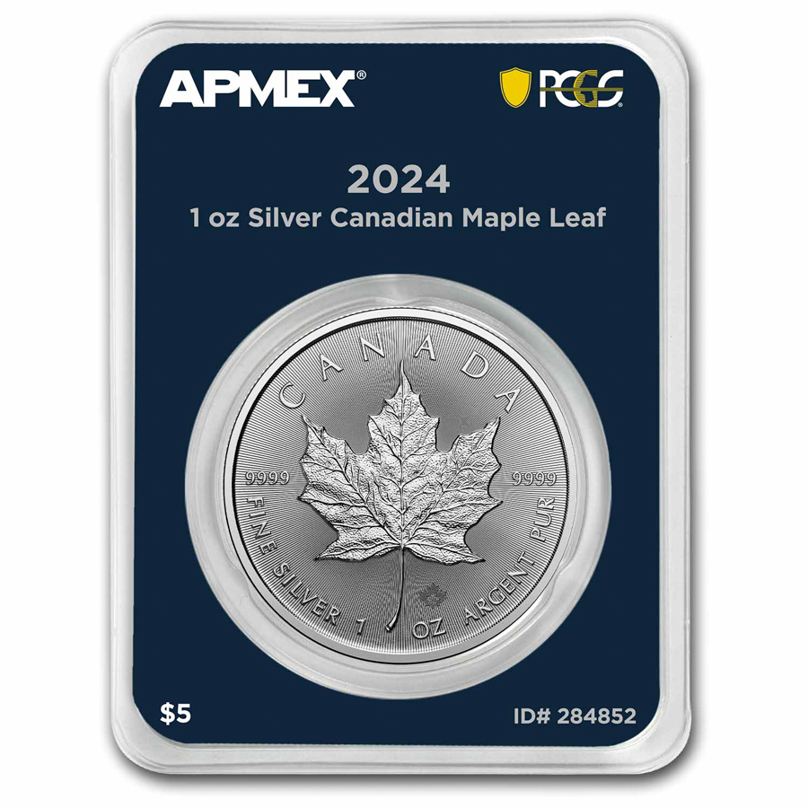 2024 Canada 1 Oz Silver Maple Leaf MD Premier Single PCGS FS   2024 Canada 1 Oz Silver Maple Leaf Md Premier Single Pcgs Fs 284852 Slab 