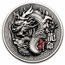 2024 Chad 2 oz Silver Antique - The Decree of the Wooden Dragon