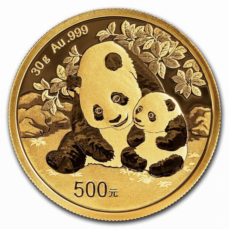 2024 China 30 gram Gold Panda BU (Unsealed)