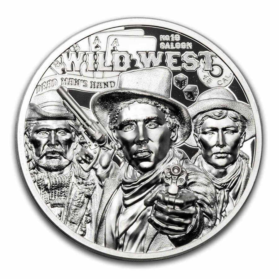 2024 Cook Islands 1 Oz Silver Wild West Proof   2024 Cook Islands 1 Oz Silver Wild West Proof 287934 Slab 