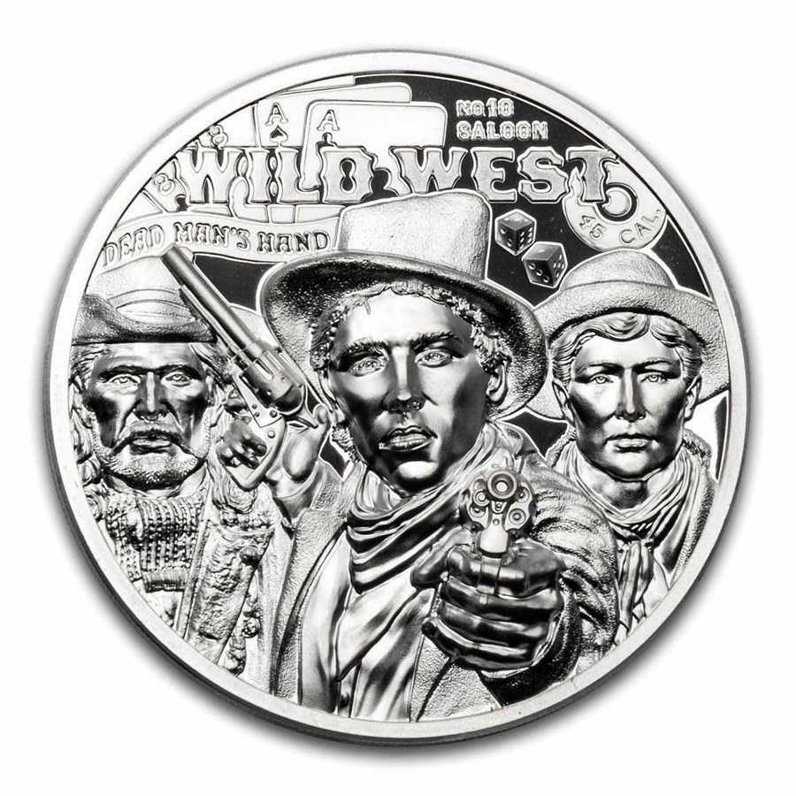 2024 Cook Islands 1 oz Silver Wild West Proof