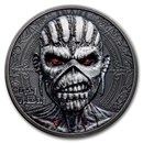 2024 Cook Islands 2 oz Silver Iron Maiden The Book of Souls