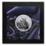 2024 Cook Islands 2 oz Silver Train: Motorbike Black Proof