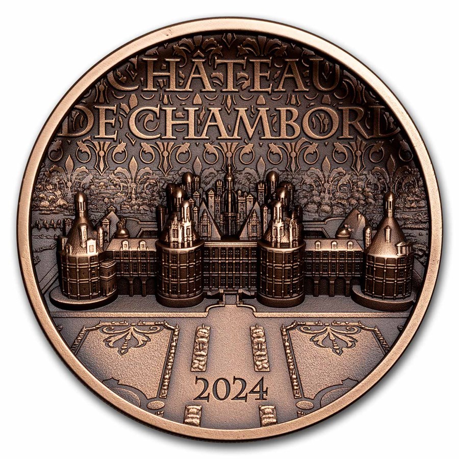 2024 Cook Islands 50 gram Copper Château de Chambord