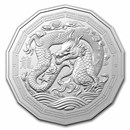 2024 Cupro-Nickel 50c Tetra-decagon Lunar Year of the Dragon