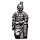 2024 Fiji 2 oz Silver Terracotta Army Warrior Shaped Coin