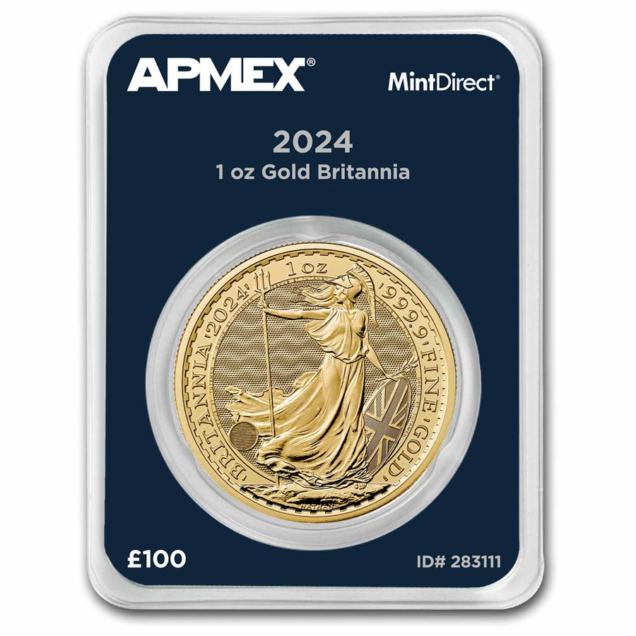 2024 GB 1 oz Gold Britannia MintDirect® Single (King Charles III)