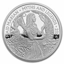 2024 GB 1 oz Silver Myths & Legends Maid Marian Prf (Box & COA)