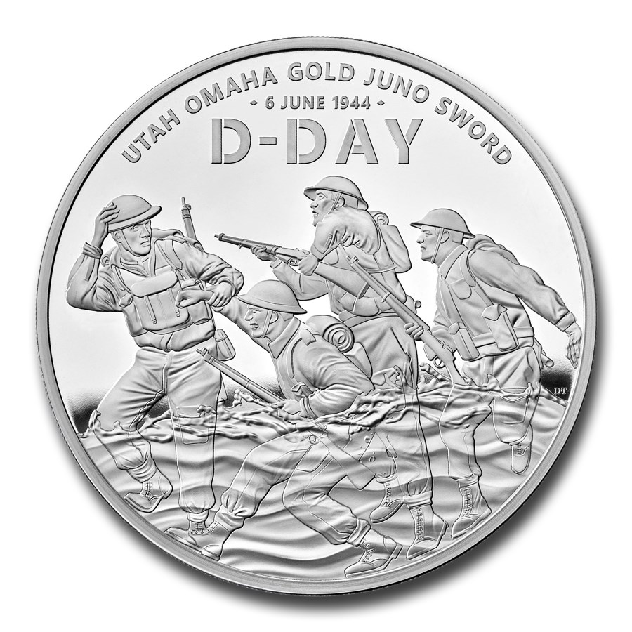 2024 GB Kilo Silver £500 Proof 80th Anniversary D-Day