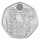 2024 GB Star Wars: Han Solo and Chewbacca 50p BU Coin