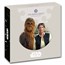 2024 GB Star Wars: Han Solo and Chewbacca Silver Proof Color Coin