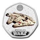 2024 GB Star Wars: Millennium Falcon 50 Pence Silver Proof Coin
