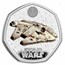 2024 GB Star Wars: Millennium Falcon 50p Silver Proof Color Coin