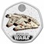 2024 GB Star Wars: Millennium Falcon 50p Silver Proof Color Coin