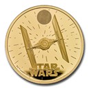 2024 GB Star Wars: TIE Fighter 1 oz Gold £100 Prf Coin