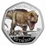 2024 GB Tyrannosaurus Rex 50p Silver Proof Color Coin