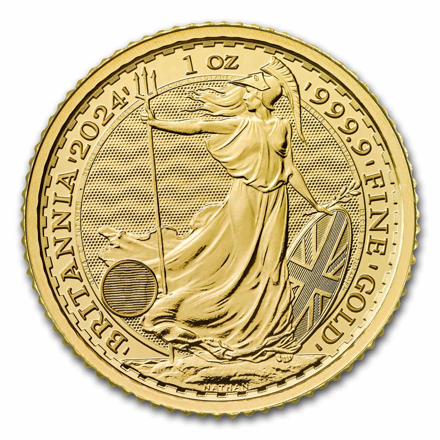 2024 Great Britain 1 oz Gold Britannia BU (King Charles III)