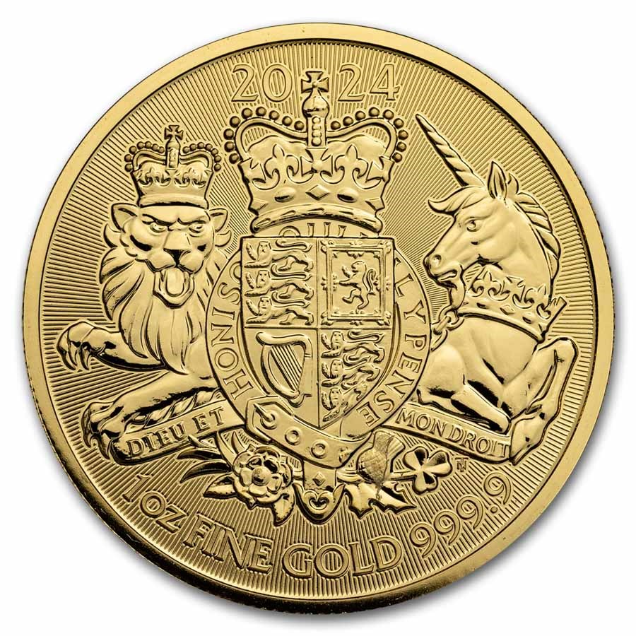 2024 Great Britain 1 oz Gold The Royal Arms BU