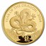 2024 Great Britain 1 oz Gold Year of the Dragon Proof (Box & COA)