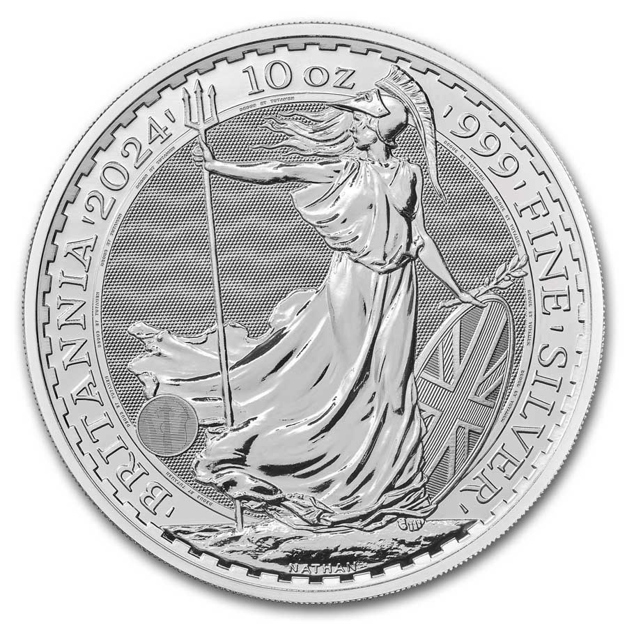 2024 Great Britain 10 oz Silver Britannia BU