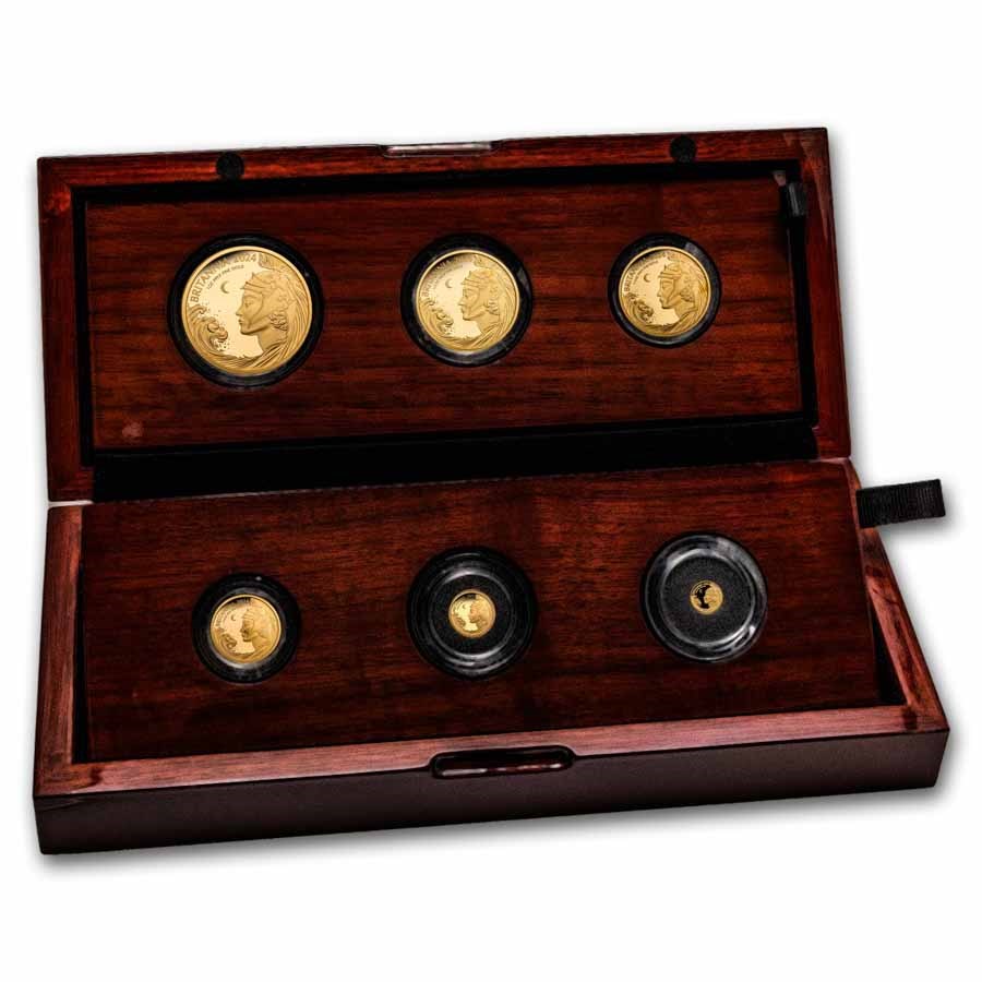 2024 Great Britain 6-Coin Gold Britannia Proof Set