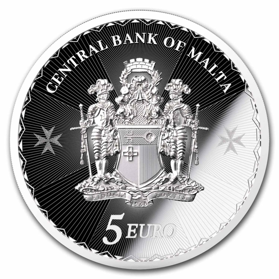 2024 Malta 1 oz Silver €5 Maltese Cross BU