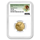 2024 Mexico 1/4 oz Gold Libertad PF-70 NGC (ER, Coat of Arms)