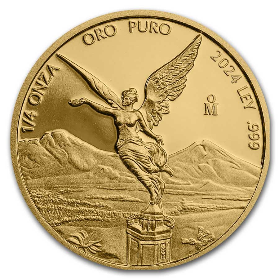 2024 Mexico 1/4 oz Proof Gold Libertad