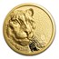 2024 Mongolia 1/10 oz Gold Proof Snow Leopard