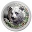 2024 Mongolia 1 oz Silver Woodland Spirits: Bear