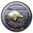 2024 New Zealand 2 oz Silver Black Proof Roroa Kiwi