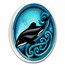 2024 New Zealand 2 oz Silver Proof Popoto Maui Dolphin