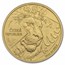 2024 Niue 1/4 oz Gold Czech Lion BU