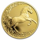 2024 Niue 1 oz Gold Proof Treasures of the Gulf: The Horse